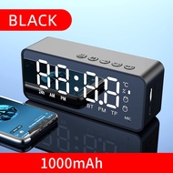 ♥ SFREE Shipping ♥ G50 Wireless Bluetooth Speaker With FM Radio Mini Portable Card Mirror Alarm Clock Sound Dual Alarm Clock Settings For All Phone