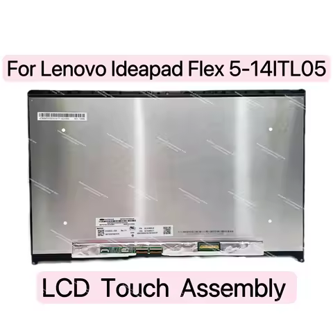 For Lenovo Ideapad Flex 5 14IIL05 5-14ITL05 5-14ARE05 5-14ALC05 Laptop LCD Screen Display Panel Touc