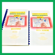 [READY STOCK] Cambridge IGCSE Exam Topical Extended Questions (0606) Additional Mathematics Paper 1&