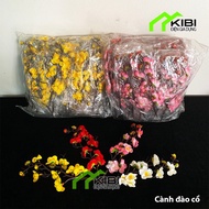 Decorative branches, fake peach blossom branches, decorative fake apricot flowers CNY