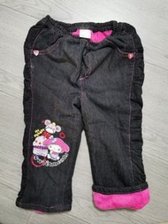 Sanrio Baby MY MELODY 毛牛仔褲。