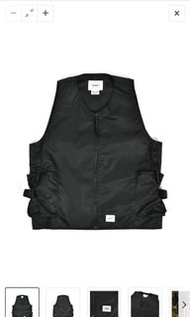 Wtaps 20AW rack vest black size 3 modular jungle smock descendant shirt 992 990