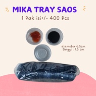 Sauce Cup Container l Plastic Sauce Mica Tray BENING Contents +/ - 400 Pcs