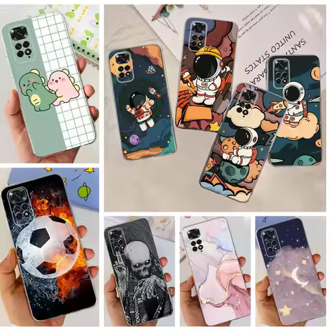 For Xiaomi Redmi Note 11 11S 11 Pro 4G 5G Case Cartoon Lovely Painting Ultra Soft Etui Cases For xio