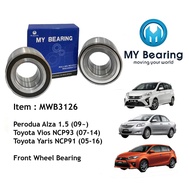 MWB-3126 MY Front Wheel Bearing Depan DAC4075W-2CS7 40BWD17 Perodua Alza Toyota Vios NCP93 Yaris SCP