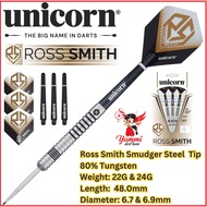 Unicorn Dart Steel Tip Dart Ross Smith Smudger Tungsten 80% (22G 24G)