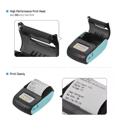 Portable Receipt printer Portable Thermal Printer Mini Thermal Printer for Android for IOS mini ther