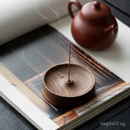 24-hour deliveryBlack Walnut Incense plug Zen incense base  Incense Incense Round Incense tray incen