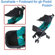 อุปกรณ์เสริมสำหรับรถเข็นเด็กขยายคณะกรรมการเท้าและสีอาทิตย์สำหรับ Goodbaby Pockit GB Pockit รถเข็นเด็ก (ไม่ใช่สำหรับทุกเมือง)