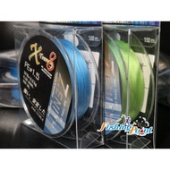 PE Braided Line 8 Zenith Extreme X8 Length 100 Meters Braided Line X8 Tali Pancing