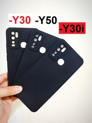 Vivo Y30 Y50 Y30i Case Softcase BLACK MATTE CAMERA PROTECTION Case Casing Hp Vivo Y30 Y50 Y30i