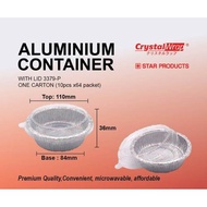 Aluminium Foil Tray with Clear Lid / 3379 / 4203 / 4438 / 4618