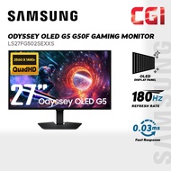 Samsung 27" Odyssey LS27FG502SEXXS QD-OLED G5 G50SF QHD HDR10 G-Sync Freesync 180Hz 0.03ms Gaming Mo