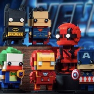 Marvel 積木 lego 玩具 擺設 擺件 裝飾 美國隊長 超人 死侍 iron man 蜘蛛俠 spider man 蝙蝠俠 bat man 小丑 禮物 家居 日用品 公仔 實用 送禮 生日禮物