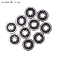 SRMY 10Pcs F695-2RS Stainless Steel Bearing Flanged Miniature Deep Groove Ball Bearings F695 RS Ball