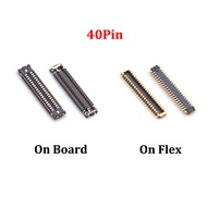 2X 40Pin For Samsung Galaxy A04 A045 A05 A055 Plug On Board LCD Display Screen Flex FPC Connector