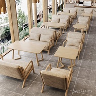 Office Network Cafe Balcony Red Table Chair Restaurant Card Holder Combination Sofa Sofa Chair Leisu