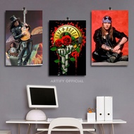 LARGE WALL DECORATION ROCK BAND GUNS N ROSES 20X30 | AESTHETIC BAND GUNS N ROSES Room Decoration | C