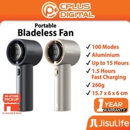 JISULIFE Handheld Fan Pro1S Pro1 Portable Bladeless Rechargeable 100 Level Adjustment Strong Wind