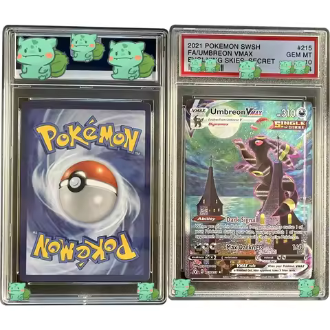 Anime PTCG Graded Collection Cards S6a Eevee Heroes UMBREON VMAX SWSH GEM MT10Points English Version