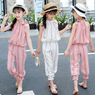 PAPA Children's Fashion 2PCS（Blouses+Pants）High Quality baju baby girl korean Shorts for kids girl casual clothes 3 to 4 to 5 to 6 to 7 to 8 to 9 to 10 to 11 to 12 year old blouses t shirt for teens terno sale 2023 new #G33-984