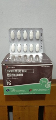 Wormectin Pampurga sa aso 10 PCs Tablet