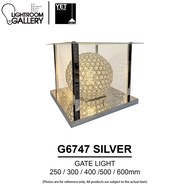 G6747 / G6761 ROUND GRYSTAL WATER PROOF GATE LIGHT