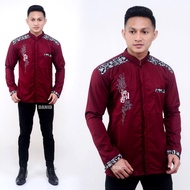 Baju KOKO ALISAN BORDIR lengan panjang Termurah (BISA COD)