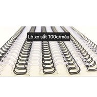 XO BOX OF 100 7.9MM IRON DUAL SPRINGS (60 SHEETS) - IRON BONDED SPRINGS