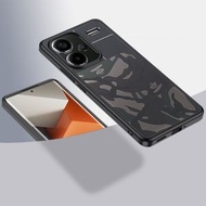 全城熱賣 - 適用於小米 紅米 Note 13 Pro+ 冰晶護甲TPU + PC保護殼（磨砂黑）
