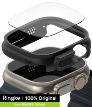 Ringke Slim Case เข้ากันได้กับ Apple Watch Ultra [49มม.] กรอบขอบที่ยกขึ้นเท่านั้น Premium PC Hard Thin Cover