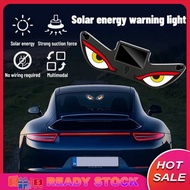 【Ready Stock] Car Led Light Usb-c Rechargeable Car Light Devil Eyes Solar Powered Led Car Light with