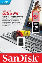 SanDisk 256GB 256G Ultra Fit CZ430 USB 3.0 3.1 高速 迷你 隨身碟
