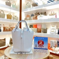 門市現貨 Hermes Picotin 18 P18 new white 新白色銀扣 B stamp