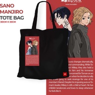 (SALE) TOKYO REVENGERS Tote Bag Kanvas Anime Tokyo Revengers Mikey /