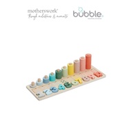 Bubble Wooden Numbers & Blocks Counting Set