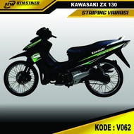 KAWASAKI Variation striping sticker 2010 zx 130kawasaki sticker motor
