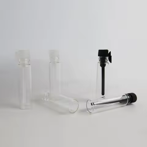 100 x Empty 1ml Mini glass perfume bottle 1cc Small parfume sample vials tester Trial Perfume bottle
