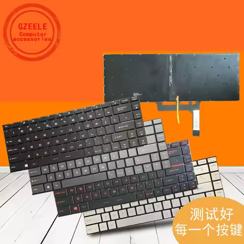 RU/US keyboard for MSI GF63/GF63 8RD/GF63 8RC PS63 P65 PS42 GS65 8RE/GS65 8RF/GS65 GS65VR MS-16Q1/Q2