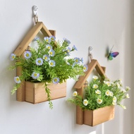 Pastoral Style Room Decoration Wall Hanging Simulation Flower Daisy Wall Hanging Wall Hanging Orname