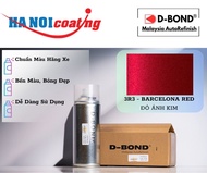 Sơn Xịt Xóa Vết Xước Ô TÔ TOYOTA VIOS Màu ĐỎ ÁNH KIM Code 3R3 - BARCELONA RED Chính Hãng D-BOND Chất