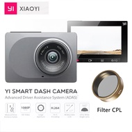 original xiaomi YI Smart Dash Cam For Car ADAS 2.7 Screen Full HD 1080P Cam with Night Vision ADAS upgrade International Version