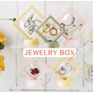 SG Stock Jewelry Medal Display Box / Transparent Film Storage Box Dustproof Display Organizer Suspension Box