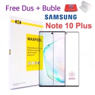 Maxfeel Premium Tempered Glass 3D Samsung Note 10 Plus Note 10+ Note 10 plus Original