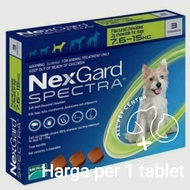 Nexgard Spectra Size M - Original Merial Dog Lice Medicine