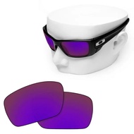 OOWLIT Polarized Replacement Lenses of Purple Mirror for-Oakley Fuel Cell Sunglasses Sunglasses