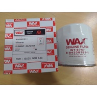 Isuzu NPR PRO NPR66 Hicom 4.3 Oil Filter (O-6747) Single Valve