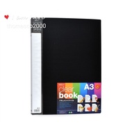 A3 Clear File Holder Black UC-A3-20HT - Unicorn