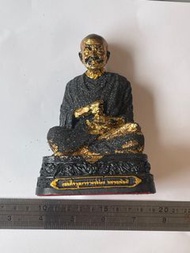 泰國佛牌 阿贊多 小立尊 貼金  力泥