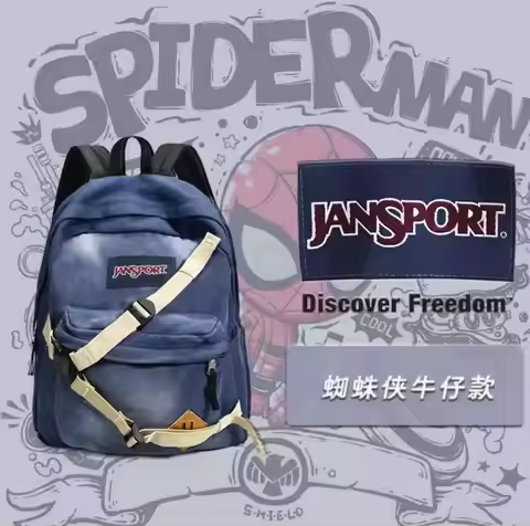 In Stock Jansport Backpack Peter Parker Spider Man Brand New Day The Amazing Spider Man Merchandise 